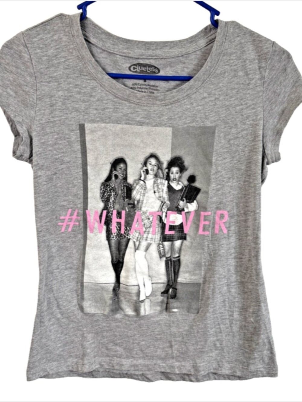 Clueless Graphic T-shirt Gray Women's Size S #Whatever